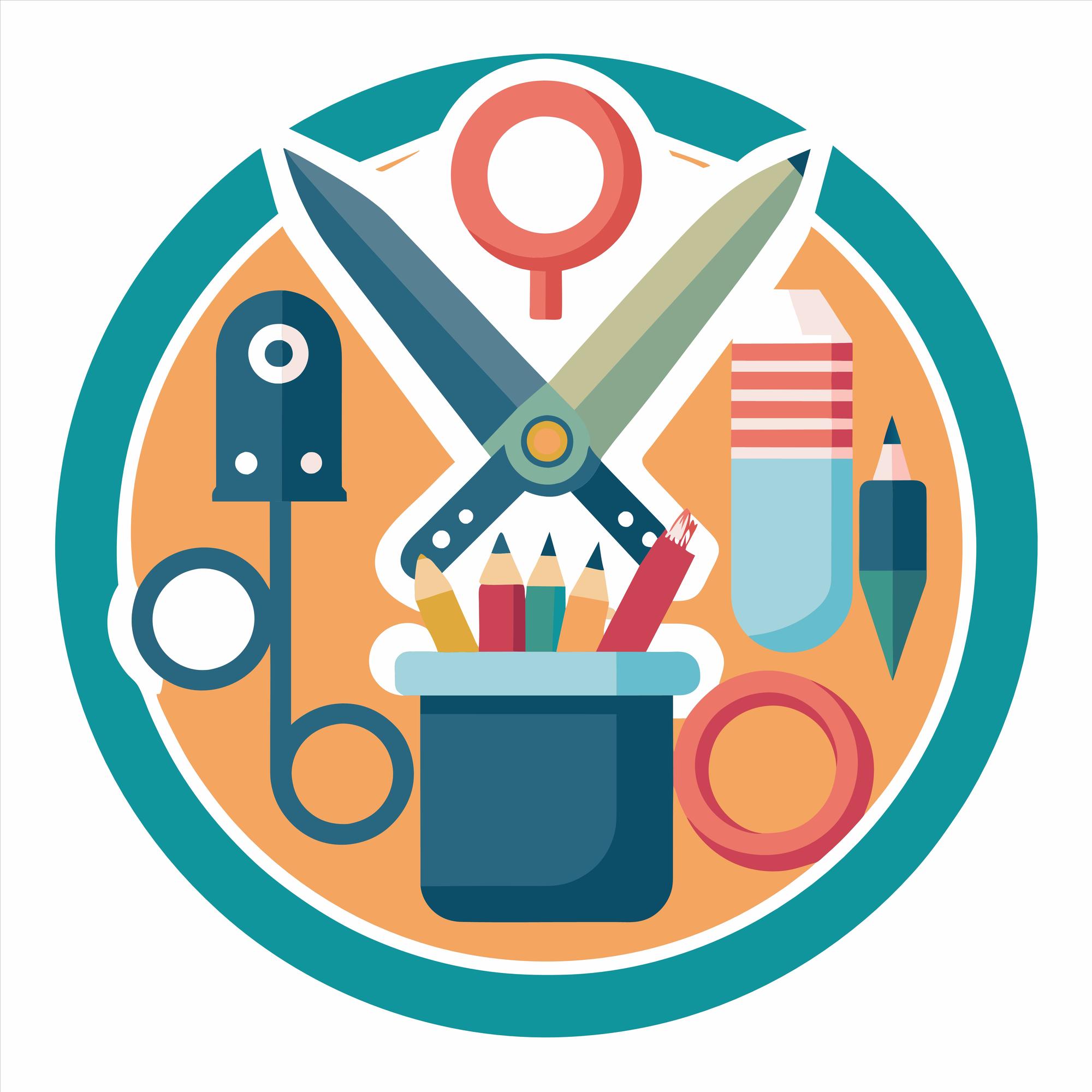 Design school collaboration badge